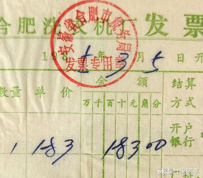 价格单才明白那时候的东西真不便宜！j9九游会入口看了80年代洗衣机的(图5)