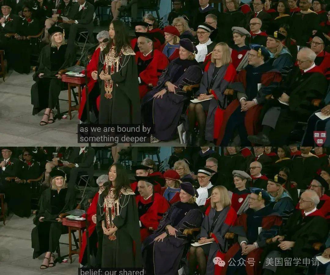 业演讲的中国女生蒋雨融来自青岛英高毕业本科就读于杜克j9九游会俱乐部登录入口震撼全场！史上首位在哈佛毕(图3)